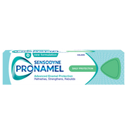 Sensodyne Pronamel toothpaste strengthens and restores enamel, protects against acid erosion, cavities, and provides relief for sensitive teeth.